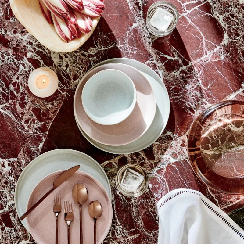 Bangle Dirty Rose Glass Decorative Bowl 7 Bangle Dirty Rose Glass Decorative Bowl - Image 5