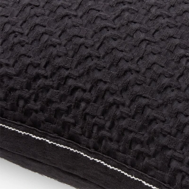 Evora Black Throw Pillow 23" 4 Evora Black Throw Pillow 23" - Image 2