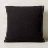 Evora Black Throw Pillow 23"