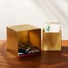 2-Piece Small Solid Brass Studio Storage Box Set 1 2-Piece Small Solid Brass Studio Storage Box Set -Home Store FSSolidBrsStdioStrgBoxS2SmSHF17