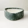 Green Marble Candle Bowl 2 Green Marble Candle Bowl -Home Store GreenMrblCandleBowlSHS23