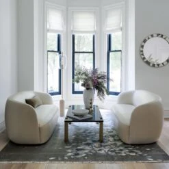 Reve Round Fluted White Marble Bowl 20 Reve Round Fluted White Marble Bowl -Home Store GwynethIvoryLeatherLoveSeatSP20 1x1