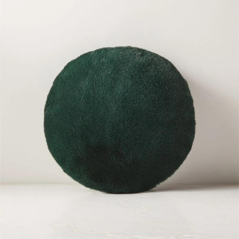 Harlee Round Green Throw Pillow 16" 3 Harlee Round Green Throw Pillow 16"