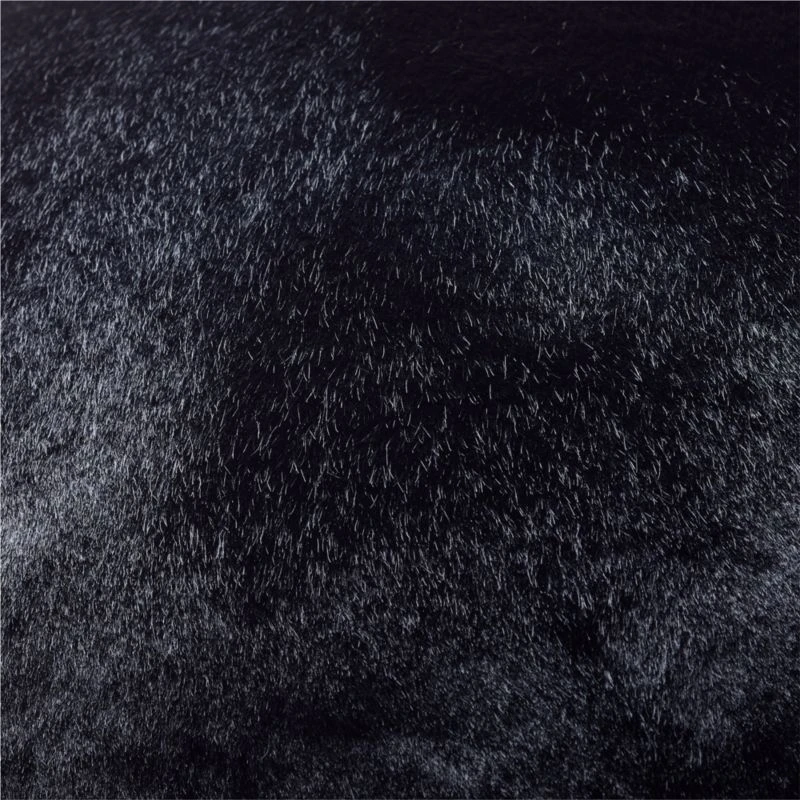 Harlee Round Black Throw Pillow 16" 4 Harlee Round Black Throw Pillow 16" - Image 2