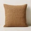 Hendrix Woven Light Brown Leather Throw Pillow With Down-Alternative Insert 20'' 1 Hendrix Woven Light Brown Leather Throw Pillow With Down-Alternative Insert 20'' -Home Store HendrixBrwnLthPillow20inSHS23