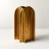 Hinge Bronze Cast Aluminum Vase 2 Hinge Bronze Cast Aluminum Vase -Home Store HingeBrassVaseSHF22