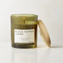 Illume Black Pepper + Hemp Scented Candle 7.4 OZ 6 Illume Black Pepper + Hemp Scented Candle 7.4 OZ -Home Store IllumeBkPpNHp7p4ozSctdCndAVSHF23
