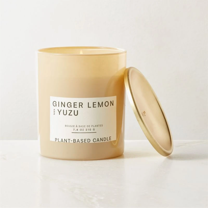 Illume Ginger Lemon Yuzu Scented Candle 7.4 OZ 4 Illume Ginger Lemon Yuzu Scented Candle 7.4 OZ - Image 2