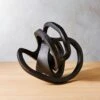 Infinity Black Knot Sculpture -Home Store InfinityKnotBlackSHF17