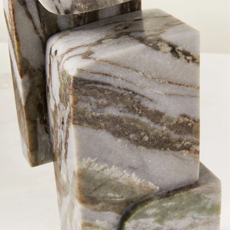 Ionic Beige Marble Sculpture 4 Ionic Beige Marble Sculpture - Image 2