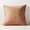 Ivy Camel Brown Cashmere Throw Pillow With Down-Alternative Insert 20" 2 Ivy Camel Brown Cashmere Throw Pillow With Down-Alternative Insert 20" -Home Store IvyCshmCamelPillow20X20inSHF22