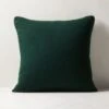 Ivy Green Cashmere Throw Pillow With Feather-Down Insert 20" 2 Ivy Green Cashmere Throw Pillow With Feather-Down Insert 20" -Home Store IvyCshmrGrnPillow20x20SHS22