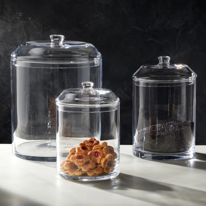 Snack Medium Glass Canister 5 Snack Medium Glass Canister - Image 3