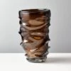 Jacqueline Brown Handblown Glass Vase -Home Store JacquelineChcltBrnGlsVaseSHF21