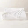 Jasper Organic Cotton Full/Queen Blanket White 1 Jasper Organic Cotton Full/Queen Blanket White -Home Store JasperOrgCttnFQBlnktWhtAV2SHF21