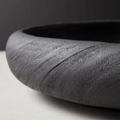 Jet Solid Wood Bowl 11 Jet Solid Wood Bowl -Home Store JetCerusedBowlAVSHF20