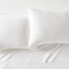 Keyne TENCEL™ Lyocell Linen-Blend White Sheet Set And Pillowcases -Home Store KeyneLnTclWtQSheetSSHS23