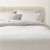 Keyne TENCEL™ Lyocell Linen-Blend Grey Duvet Cover And Pillow Shams -Home Store KeyneLnTnclGryFQDuvetCvrSHS23