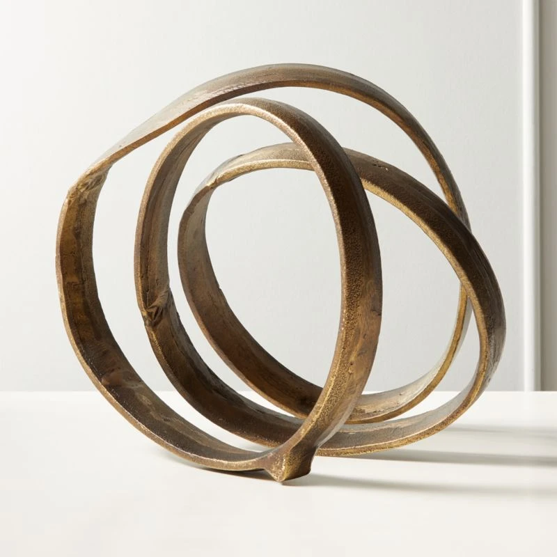 Lasso Brass Spiral Sculpture 3 Lasso Brass Spiral Sculpture