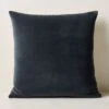 Leisure Dark Teal Velvet Throw Pillow With Down-Alternative Insert 23'' 2 Leisure Dark Teal Velvet Throw Pillow With Down-Alternative Insert 23'' -Home Store LeisureDkTealPillow23inSHS23