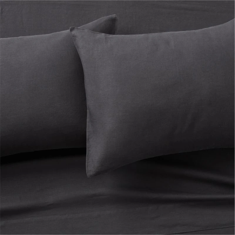 Linen Black Full Sheet Set 3 Linen Black Full Sheet Set