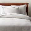 EUROPEAN FLAXâ„¢-Certified Linen Flax Duvet Cover And Shams 2 EUROPEAN FLAXâ„¢-Certified Linen Flax Duvet Cover And Shams -Home Store LinenFlaxFQDuvetSHS21