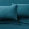 EUROPEAN FLAX™-Certified Linen Dark Teal Sheet Sets -Home Store LinenQSheetSDarkTealSHF21