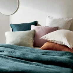 EUROPEAN FLAX™-Certified Linen White Duvet Cover And Shams 13 EUROPEAN FLAX™-Certified Linen White Duvet Cover And Shams -Home Store LinenWhiteBeddingAG21 1x1 2