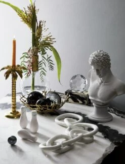 Links Cool White Decorative Marble Chain -Home Store LinksMarbleChainMarbleTableFCDC18