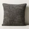 Lox Black Linen Throw Pillow 23" 1 Lox Black Linen Throw Pillow 23" -Home Store LoxLinenPillow23inSHS23