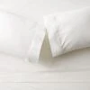 Marisal Organic Cotton 400 Thread Count Percale White Sheet Set -Home Store MarisalPc400TCWtQSheetStSHF23