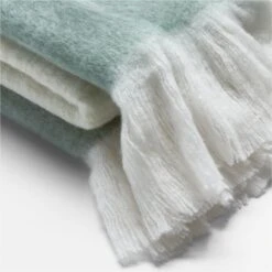 Mira Ombre Green Throw Blanket 8 Mira Ombre Green Throw Blanket -Home Store MiraGreenThrowAV2SSF23
