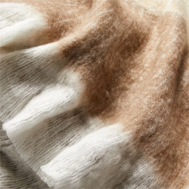 Mira Ombre Neutral Throw Blanket 6 Mira Ombre Neutral Throw Blanket - Image 4