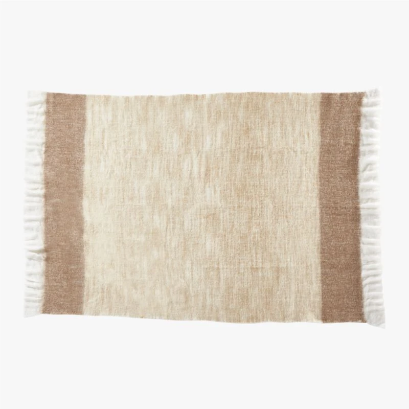 Mira Ombre Neutral Throw Blanket 5 Mira Ombre Neutral Throw Blanket - Image 3