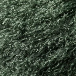 Mongolian Green Sheepskin Fur Throw Pillow With Down-Alternative Insert 16" 8 Mongolian Green Sheepskin Fur Throw Pillow With Down-Alternative Insert 16" -Home Store MnglnShpsknGnPllw16X16inAVSSF22