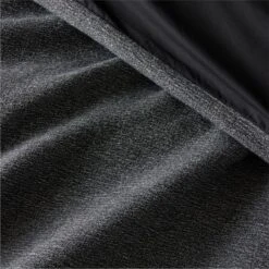 Monty Organic Cotton Black Duvet Cover And Shams -Home Store MontyBlkOrgCtnFQDvtCvrAV2SHF22