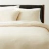 Monty Organic Cotton Natural Duvet Cover And Shams -Home Store MontyWtNatOrgCtnFQDvtCvrSHF22