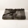 Nala Woven Striped Black Throw Blanket 2 Nala Woven Striped Black Throw Blanket -Home Store NalaThrowSHF22
