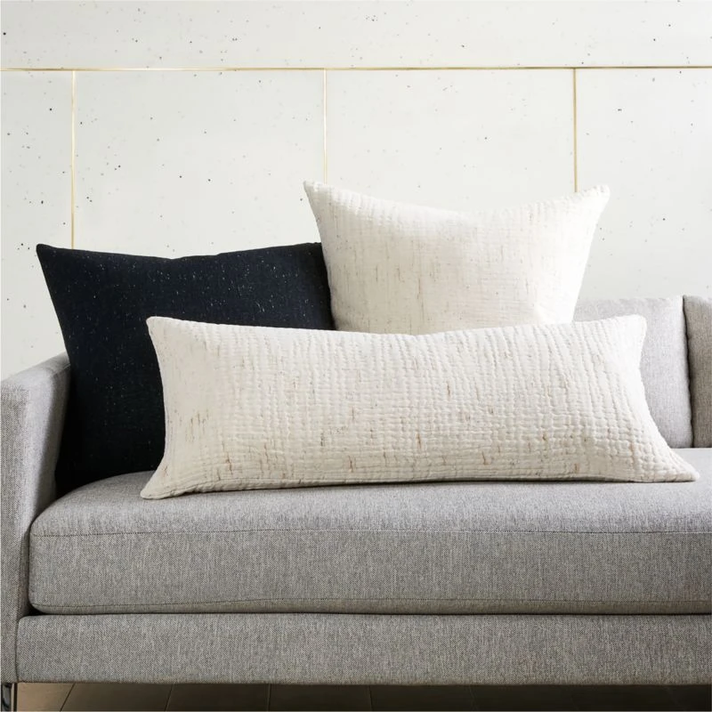 Nett Black Throw Pillow With Down-Alternative Insert 23" 5 Nett Black Throw Pillow With Down-Alternative Insert 23" - Image 3