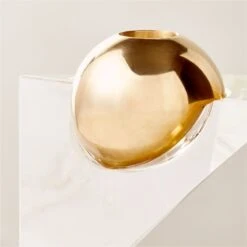 Newton Crystal Glass Ball Taper Candle Holder -Home Store NewtonGlassBallTprHolderAVSHF23