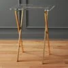 Novo Acrylic Folding Table -Home Store NovoAcrylicFoldingTableSHF16
