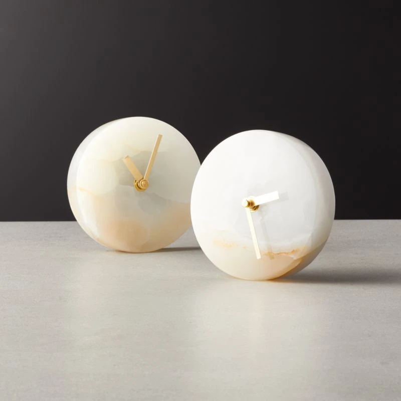 Onyx Marble Table Clock 5 Onyx Marble Table Clock - Image 3