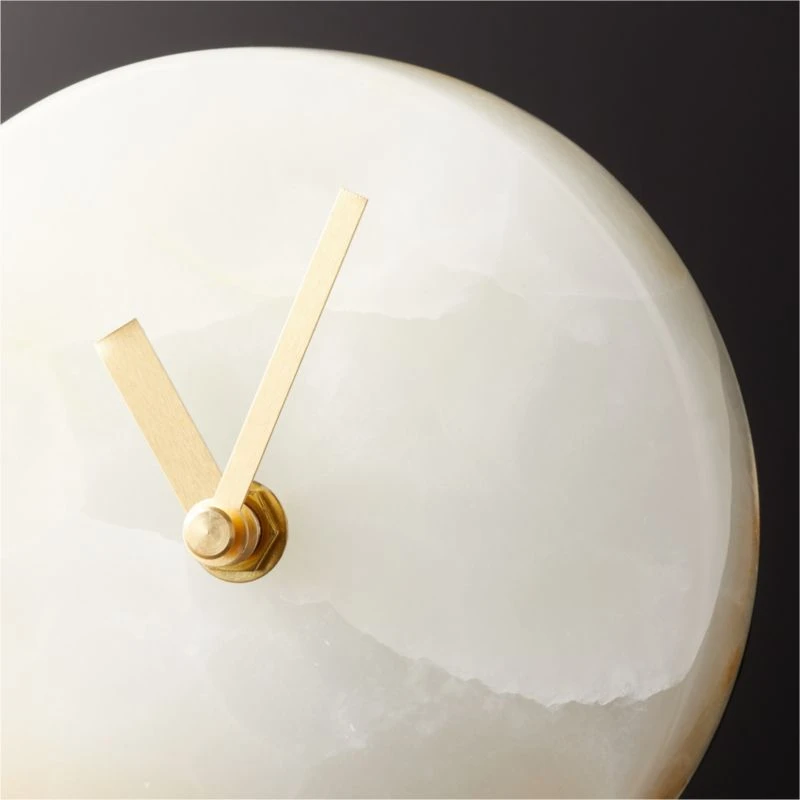 Onyx Marble Table Clock 4 Onyx Marble Table Clock - Image 2