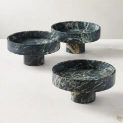 Orcino Green Marble Fruit Bowl 11 Orcino Green Marble Fruit Bowl -Home Store OrcinoGrnMrblFruitBowlAV3SHF23