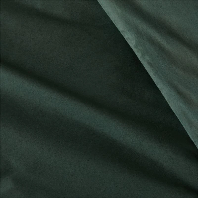 Organic Cotton Percale 400TC Scarab Green Duvet Cover And Shams 4 Organic Cotton Percale 400TC Scarab Green Duvet Cover And Shams - Image 2