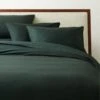 Organic Cotton Percale 400TC Scarab Green Duvet Cover And Shams 2 Organic Cotton Percale 400TC Scarab Green Duvet Cover And Shams -Home Store OrgCtPc400TCScrbFQDvtCvrSHF22