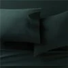 Organic Cotton Percale 400TC Scarab Green Sheet Set -Home Store OrgCtPc400TCScrbQSheetStSHF22