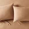 Organic Cotton Percale 400 Thread Count Sepia Sheet Set And Pillowcases 1 Organic Cotton Percale 400 Thread Count Sepia Sheet Set And Pillowcases -Home Store OrgCtnPrcl400TCSpQSheetSSHS23