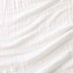 Organic Cotton Gauze White Sheet Set -Home Store OrgCttnGzWhtQSheetStROF23