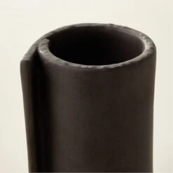 Philo Grey Clay Taper Candle Holder -Home Store PhiloPrclnTaperHolderAVSHF23
